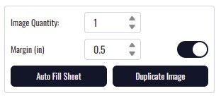 Auto Fill Sheet controls