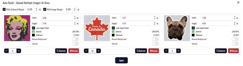 Auto Build layout tool